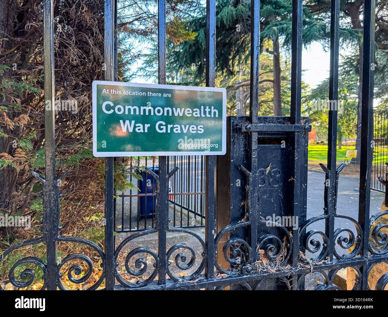 Hanwell Cemetery, Ealing, Londra Foto Stock