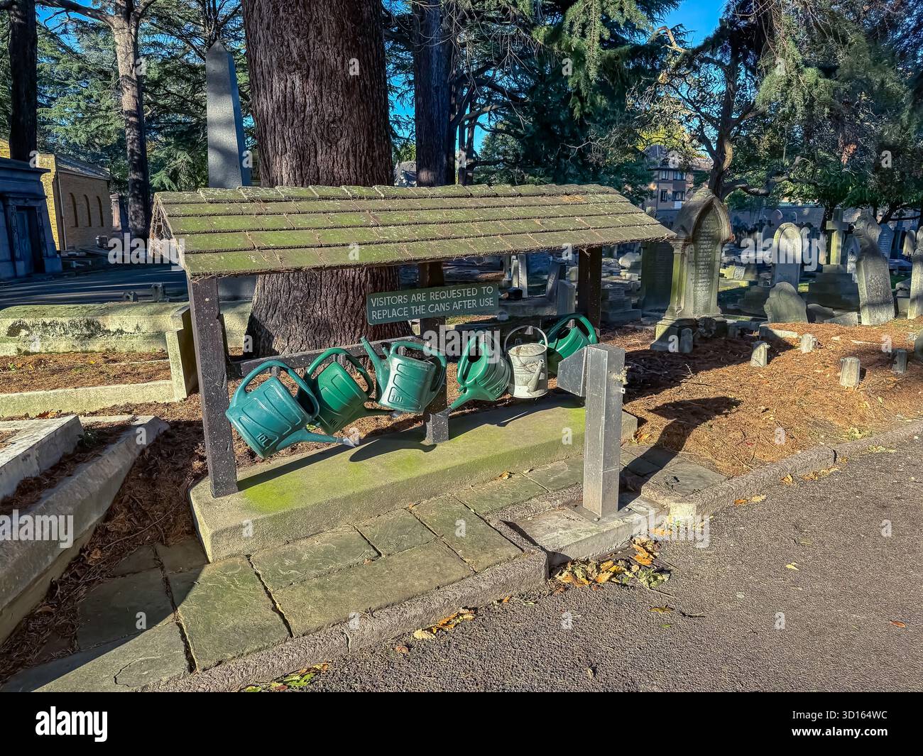 Hanwell Cemetery, Ealing, Londra Foto Stock