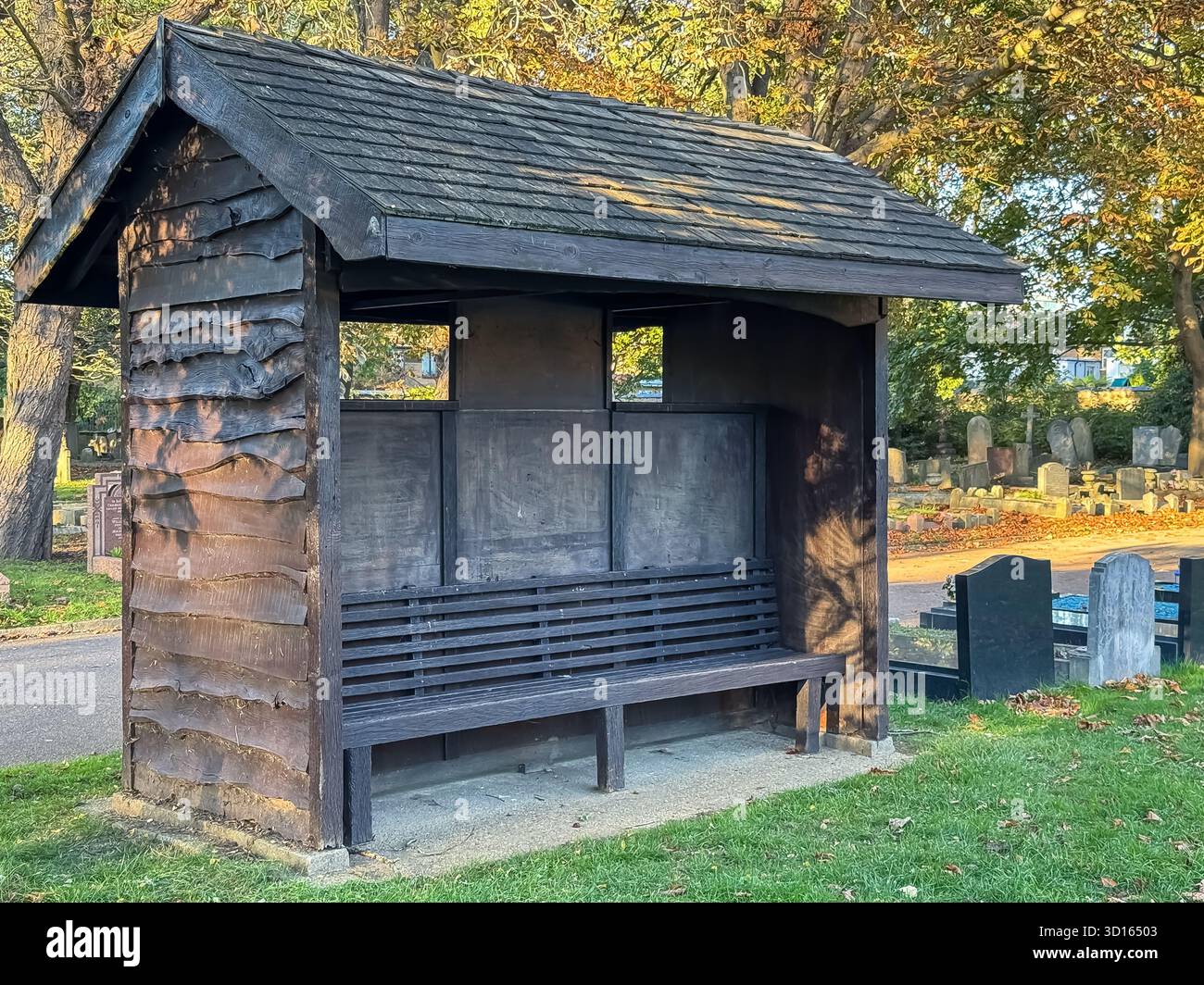 Hanwell Cemetery, Ealing, Londra Foto Stock