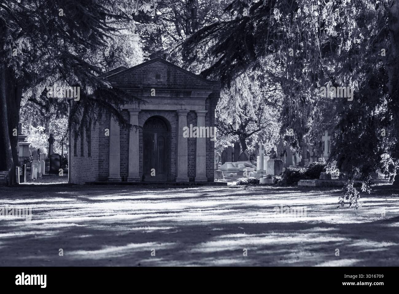 Hanwell Cemetery, Ealing, Londra Foto Stock