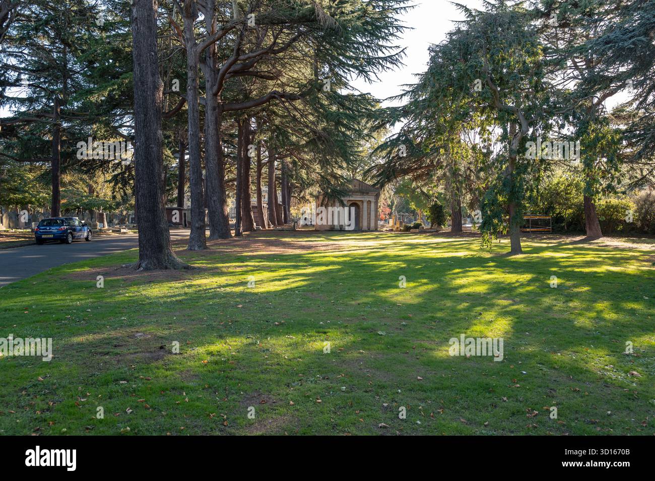 Hanwell Cemetery, Ealing, Londra Foto Stock