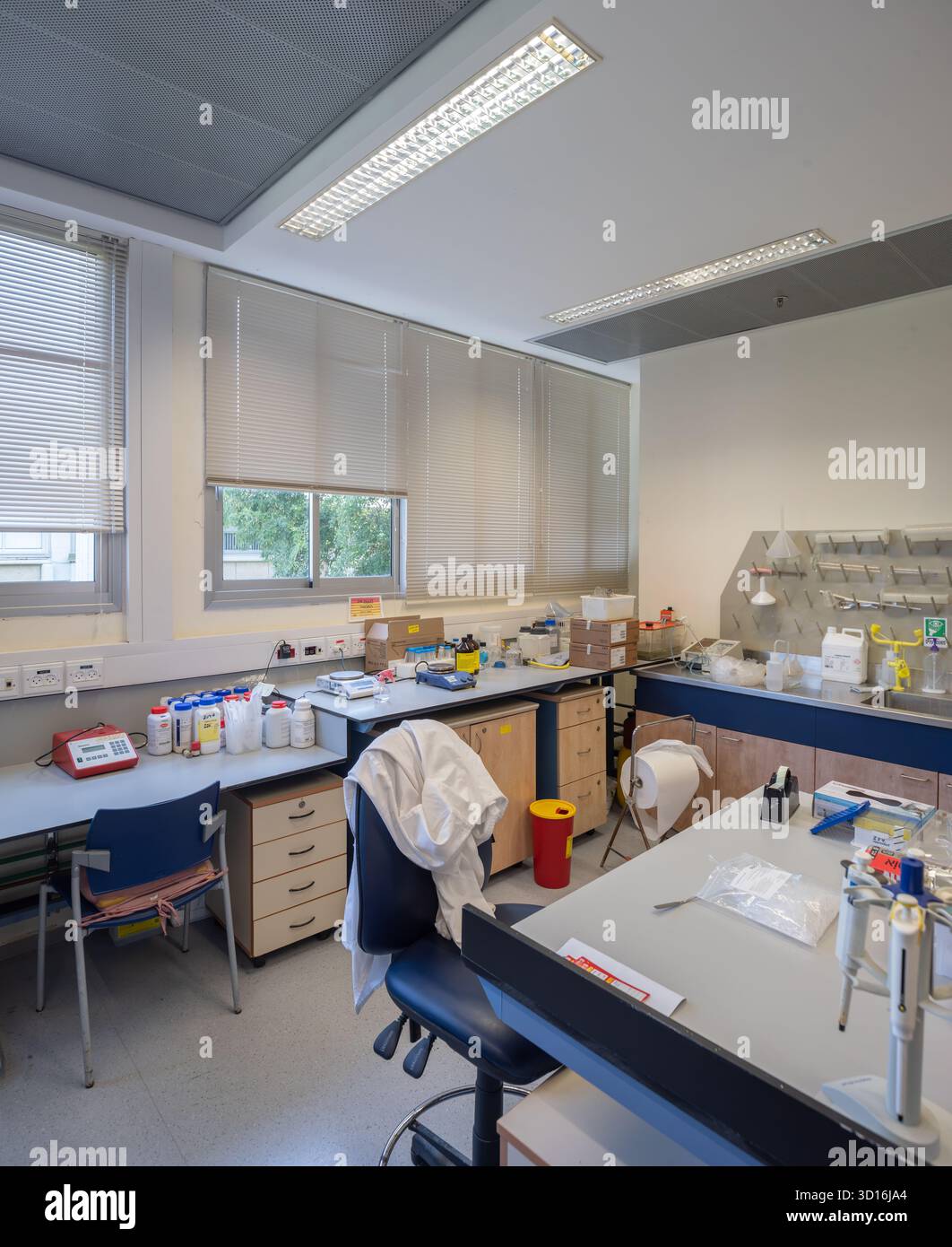 Israele, Haifa - Technion 10 settembre 2024: Laboratorio di insegnamento della facoltà di ingegneria alimentare Foto Stock