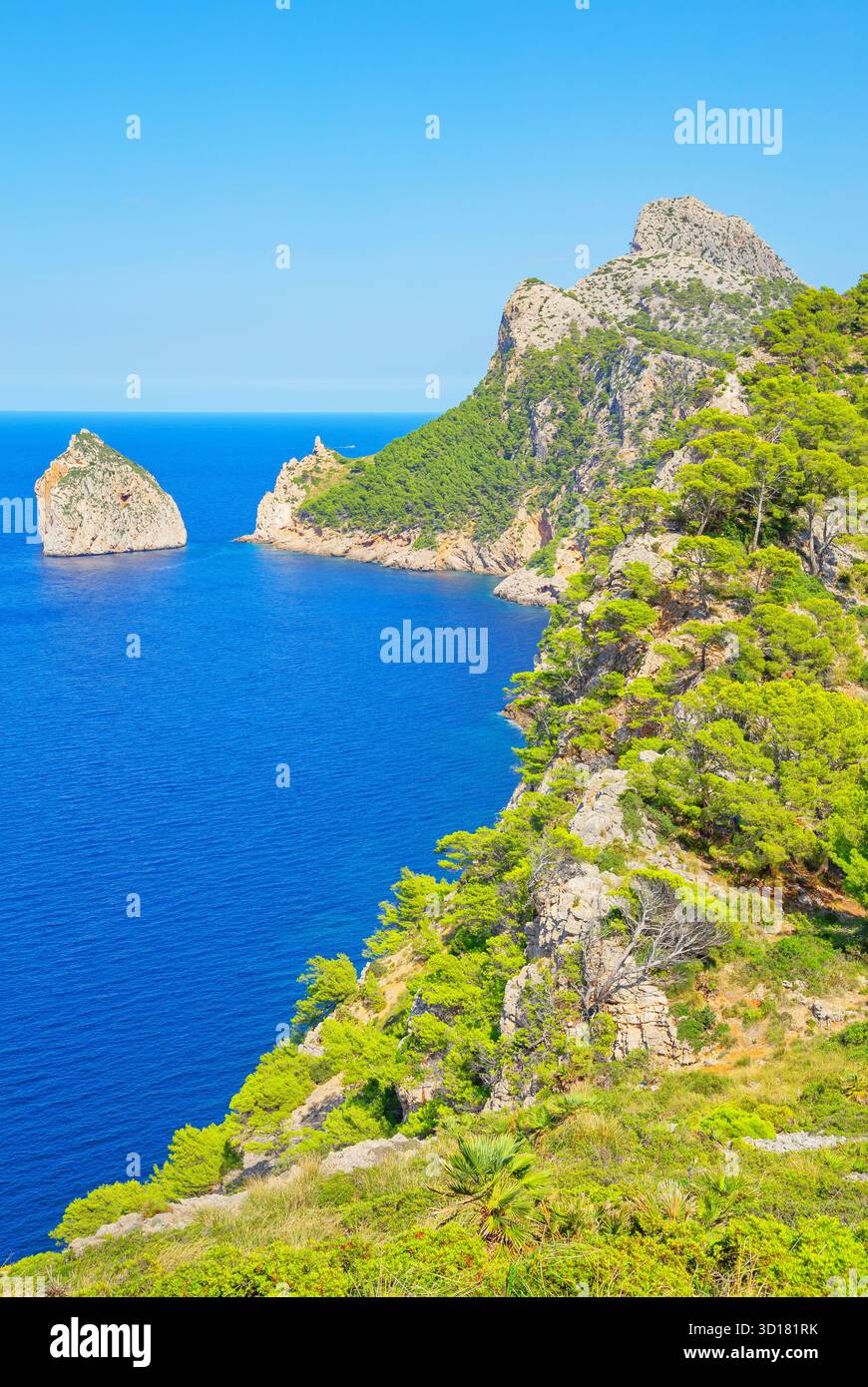 capo Formentor, Maiorca, Isole Baleari, Spagna Foto Stock