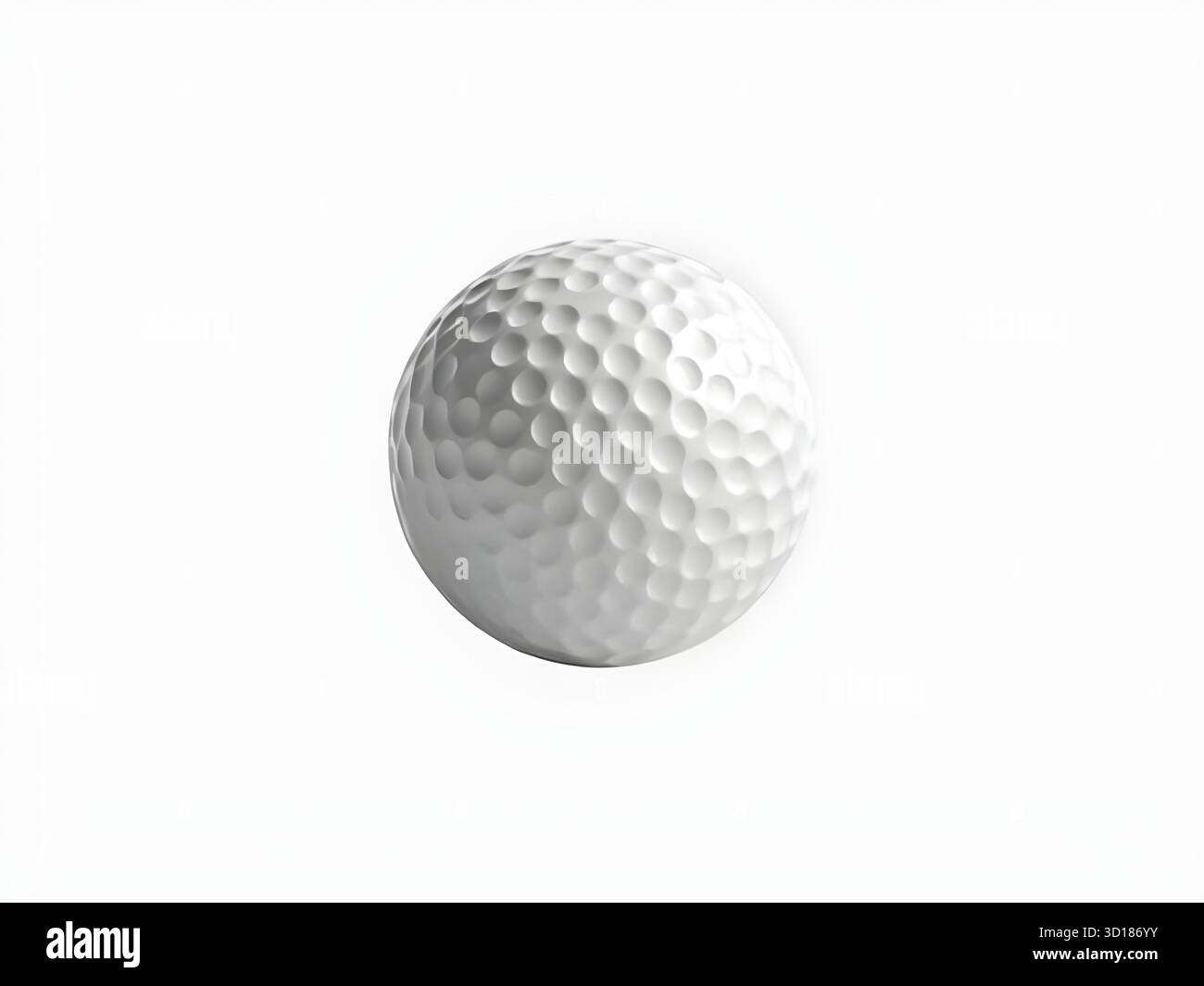 golf, palla, isolato, vettore, illustrazione, sport, gioco, attrezzature, attività all'aperto, tempo libero, giocatore, hobby, competizione, minimale, piatto, linea, contorno, gra Illustrazione Vettoriale