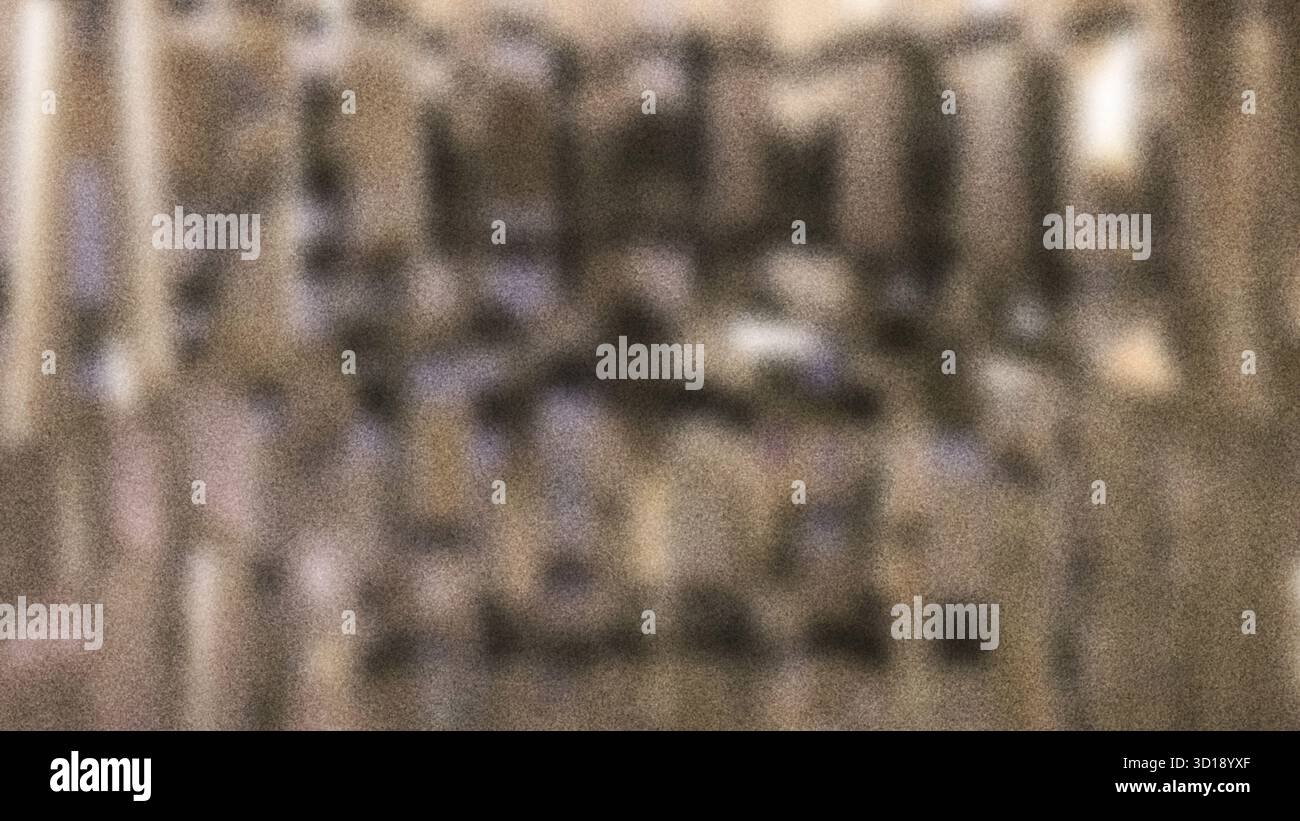 Questa immagine astratta presenta uno sfondo morbido e testurizzato con un effetto granuloso e una tavolozza di colori sfumati Foto Stock