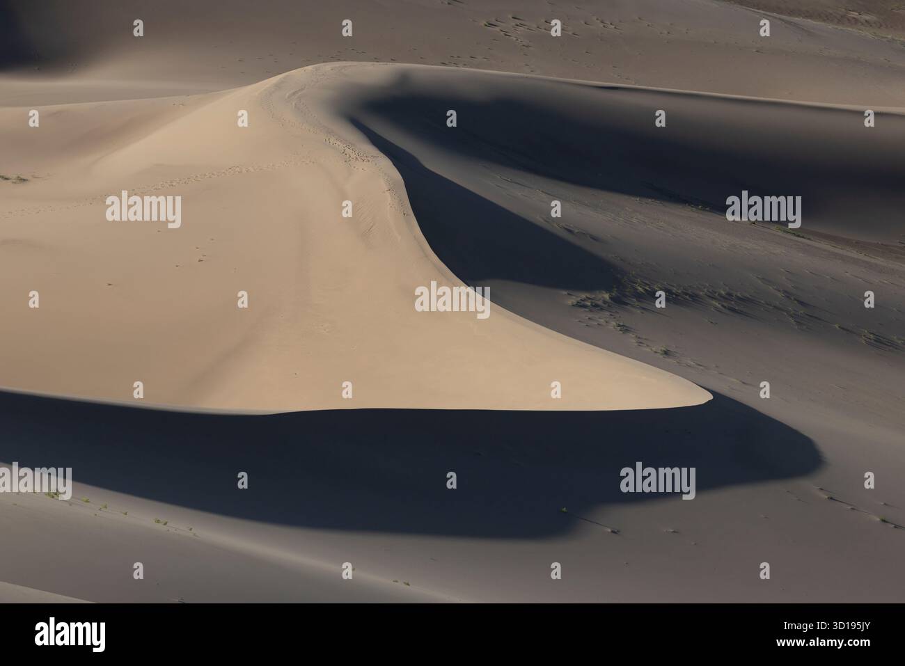 Dune del deserto del Gobi Foto Stock