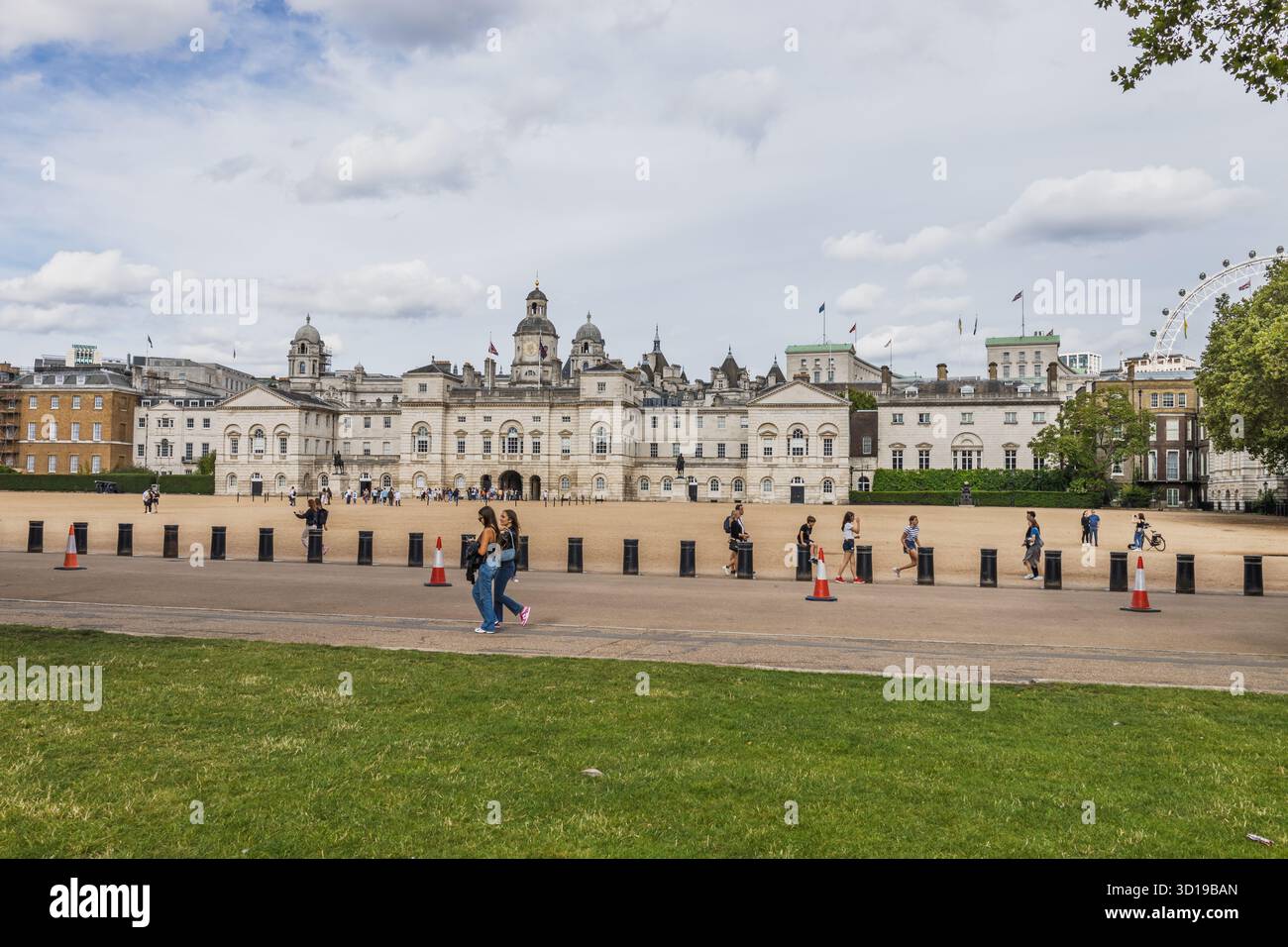 Horse Guards Parade e Horse Guards Building a Whitehall, Westminster, Londra Foto Stock