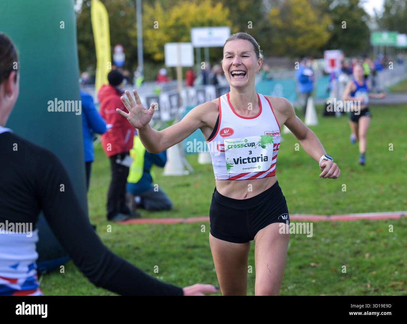 Roeselare, Belgio, il 26 ottobre 2025. Victoria Warpy della DCLA è arrivata seconda nella gara femminile senior alla lotto Cross Cup di Roeselare, in Belgio, il 26 ottobre 2025. Foto di Gary Mitchell/Alamy Live News Credit: Gary Mitchell, GMP Media/Alamy Live News Foto Stock