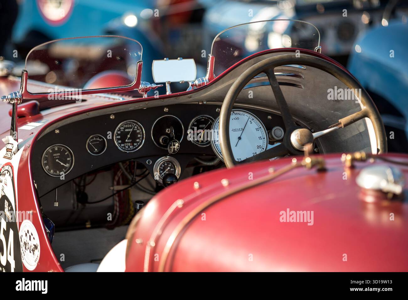 Alfa Romeo Monza dal 1932 al Jochpass Revival di Bad Hindelang, Baviera, Germania Foto Stock
