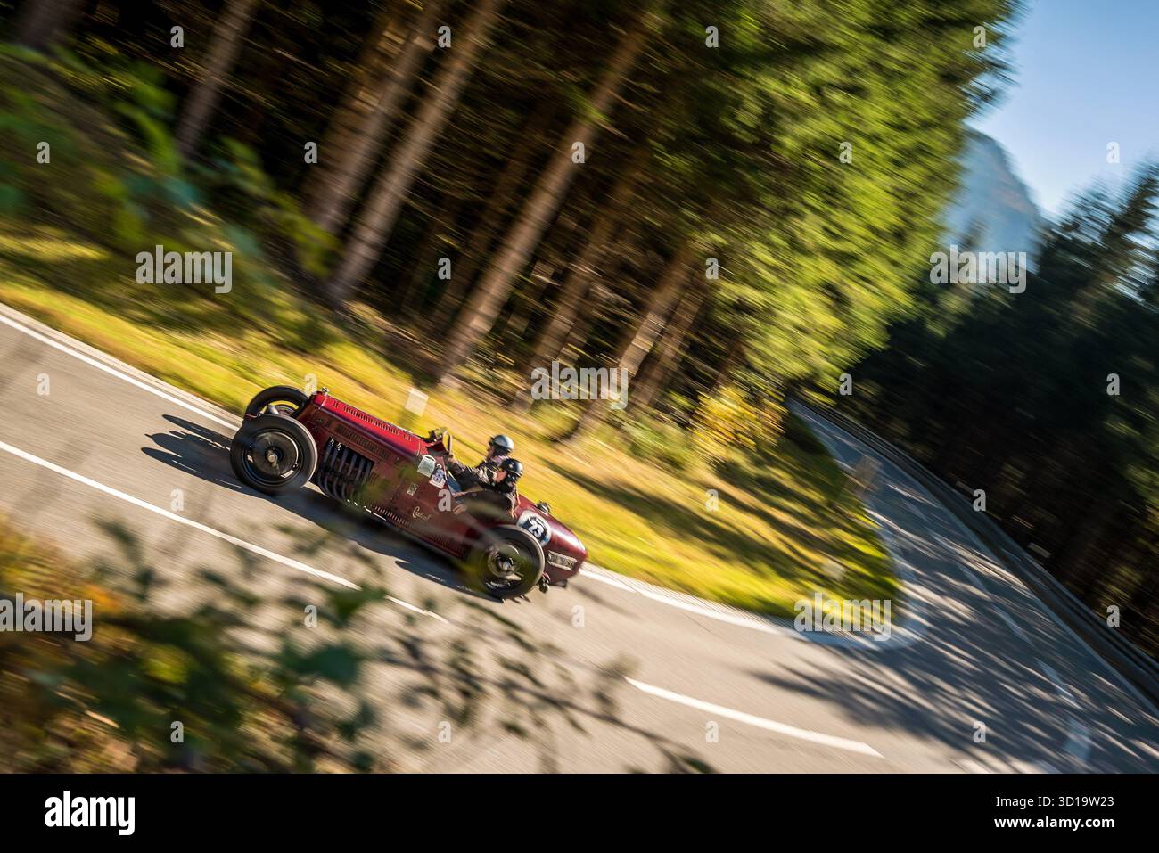Classic Car Race Jochpass Revival a Bad Hindelang, Baviera, Germania Foto Stock