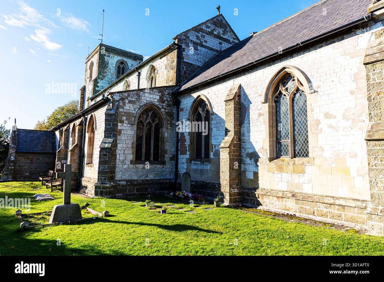 Legbourne Village Church, Lincolnshire, Regno Unito, Inghilterra, Church, Village, Village Church, Legbourne UK, Legbourne Lincolnshire, chiese, esterno, facciata Foto Stock