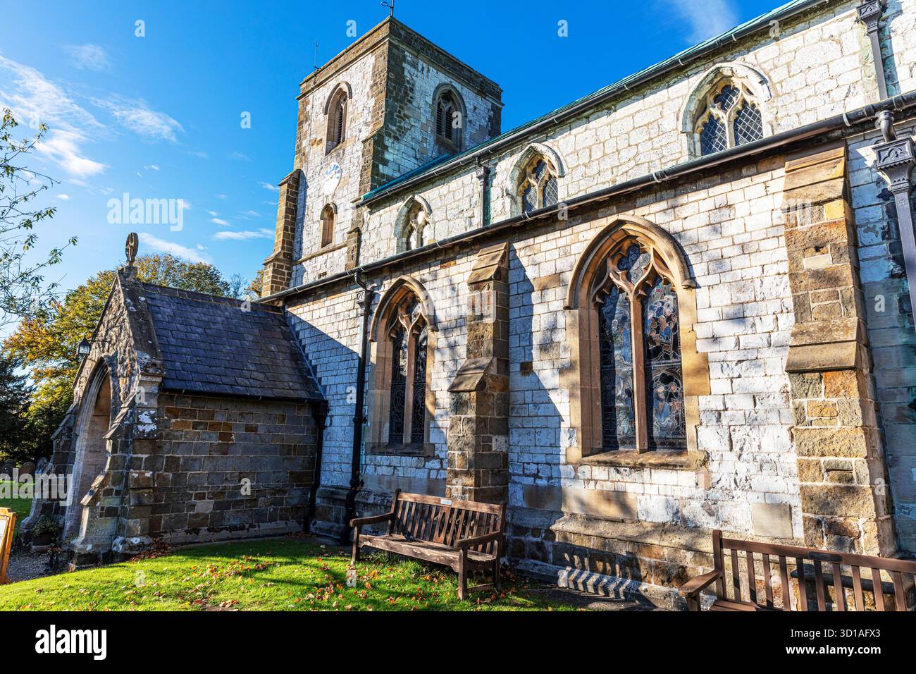Legbourne Village Church, Lincolnshire, Regno Unito, Inghilterra, Church, Village, Village Church, Legbourne UK, Legbourne Lincolnshire, chiese, esterno, facciata Foto Stock