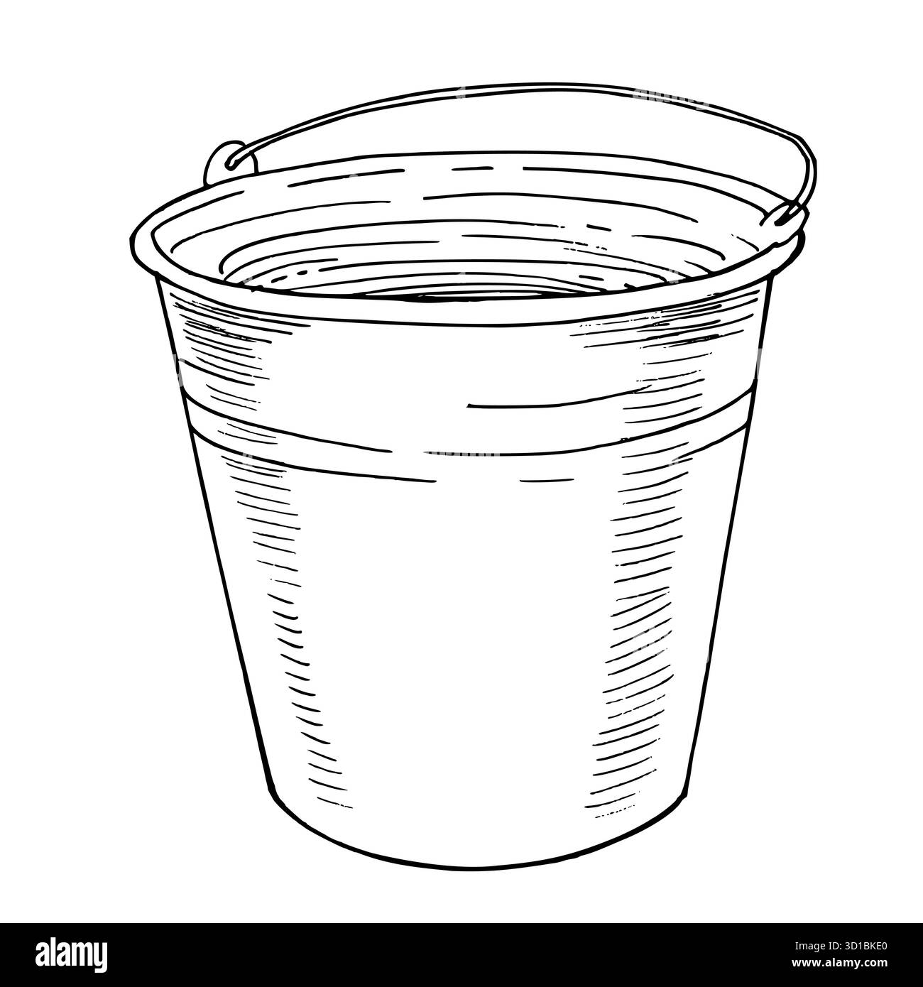 Benna. Illustrazione realizzata a mano in stile inchiostro vettoriale. Per il design dell'imballaggio, le schede, la copertina, le stampe, le etichette dei prodotti e il tessuto. Illustrazione Vettoriale