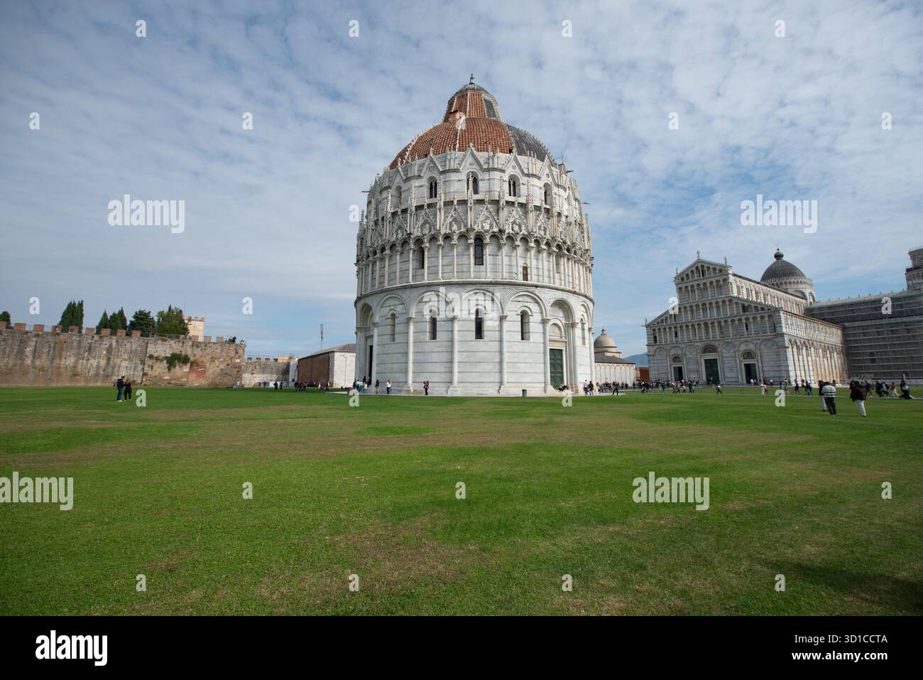 Battistero di San Giovanni in Pisa, Italia Foto Stock