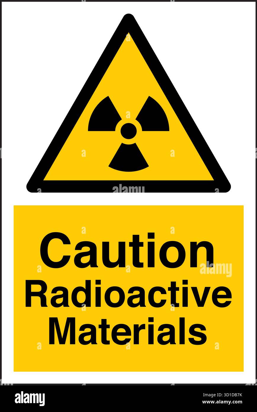 Simboli di avvertimento radioattivo Immagini Vettoriali Stock - Alamy