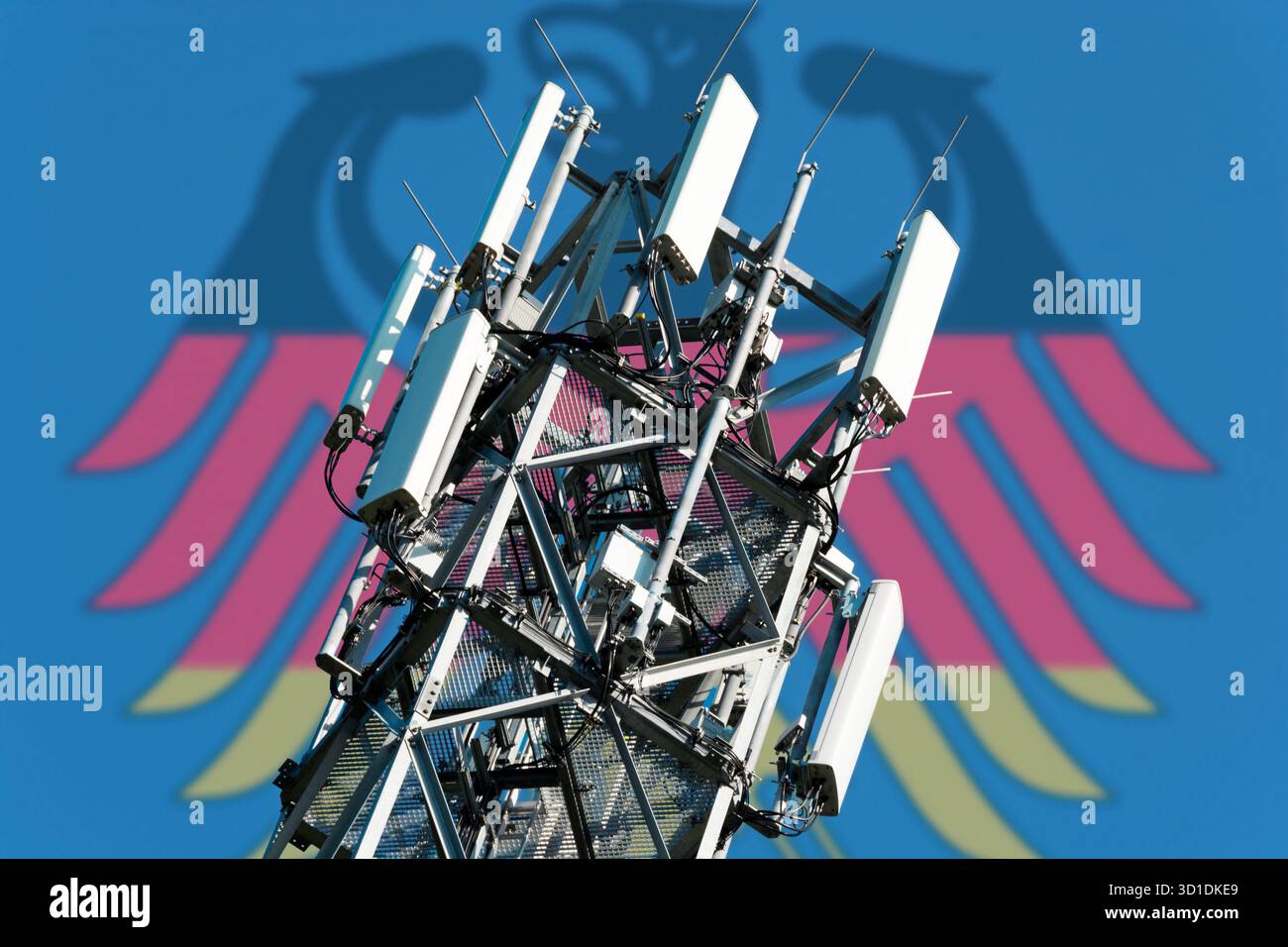 Federal Network Agency e la rete mobile tedesca Foto Stock