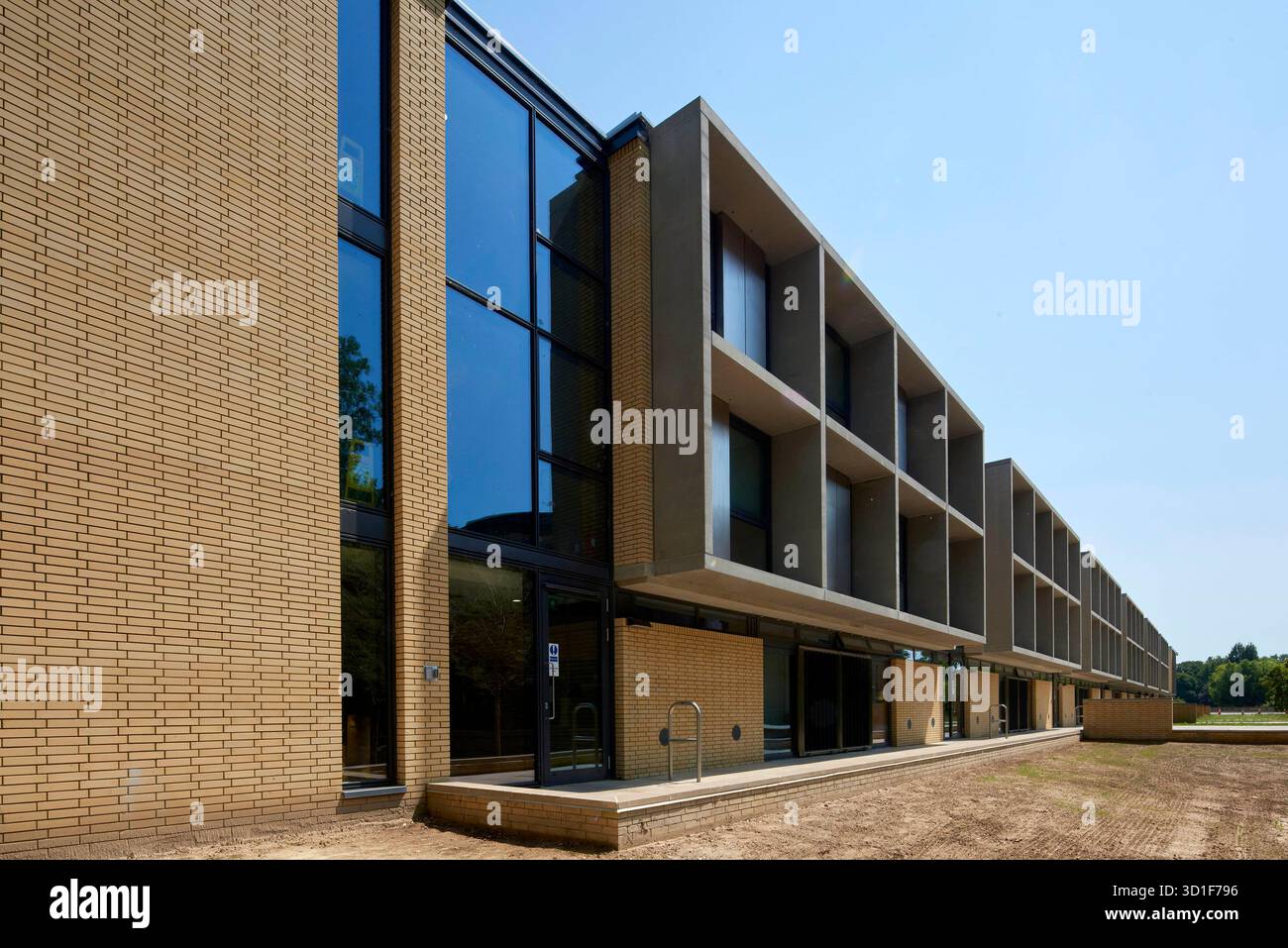 Pluripremiata architettura, St. Catherine's College oxford Student accommodation, Oxford, Inghilterra sud-orientale, Regno Unito Foto Stock