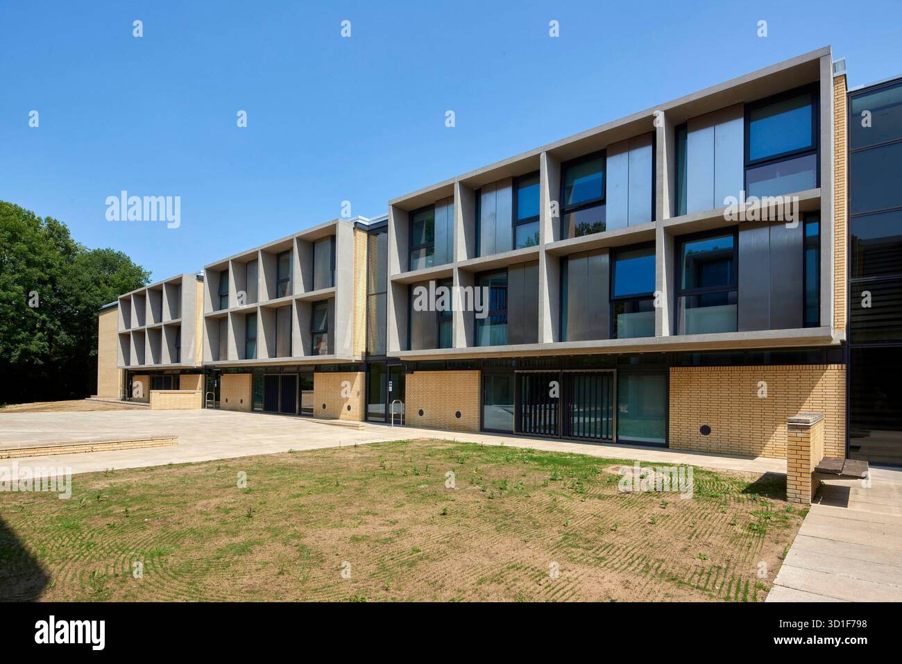 Pluripremiata architettura, St. Catherine's College oxford Student accommodation, Oxford, Inghilterra sud-orientale, Regno Unito Foto Stock