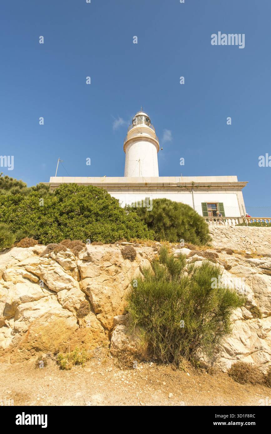 Faro de Formentor, Maiorca Foto Stock