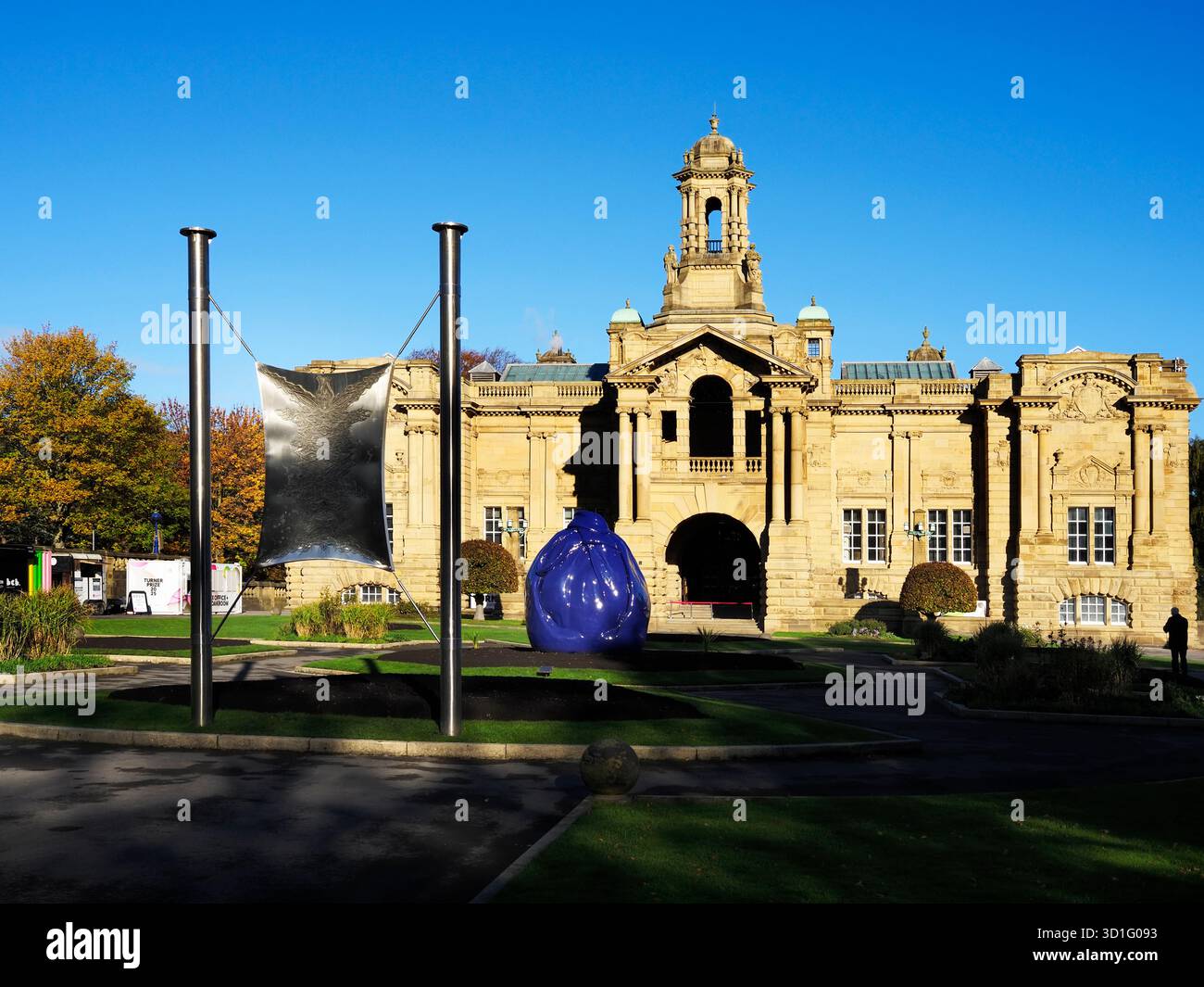 La galleria Cartwright Hall e sede del museo della mostra Turner Prize 2025 a Lister Park Bradford West Yorkshire Inghilterra Foto Stock