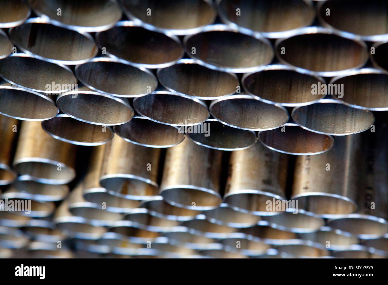 Tubo zincato Foto Stock