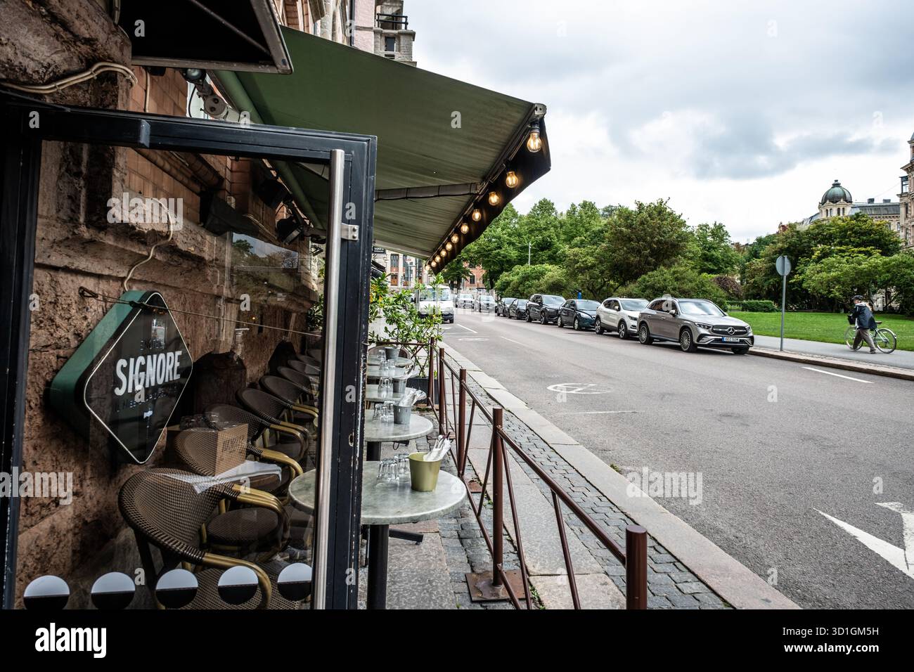 Le strade di Goteborg: Vita urbana e fascino scandinavo Foto Stock