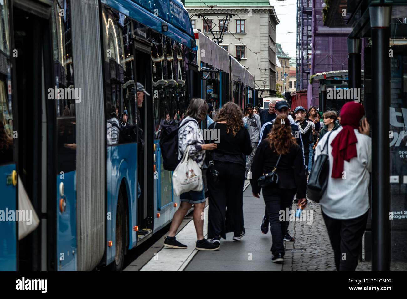 Le strade di Goteborg: Vita urbana e fascino scandinavo Foto Stock