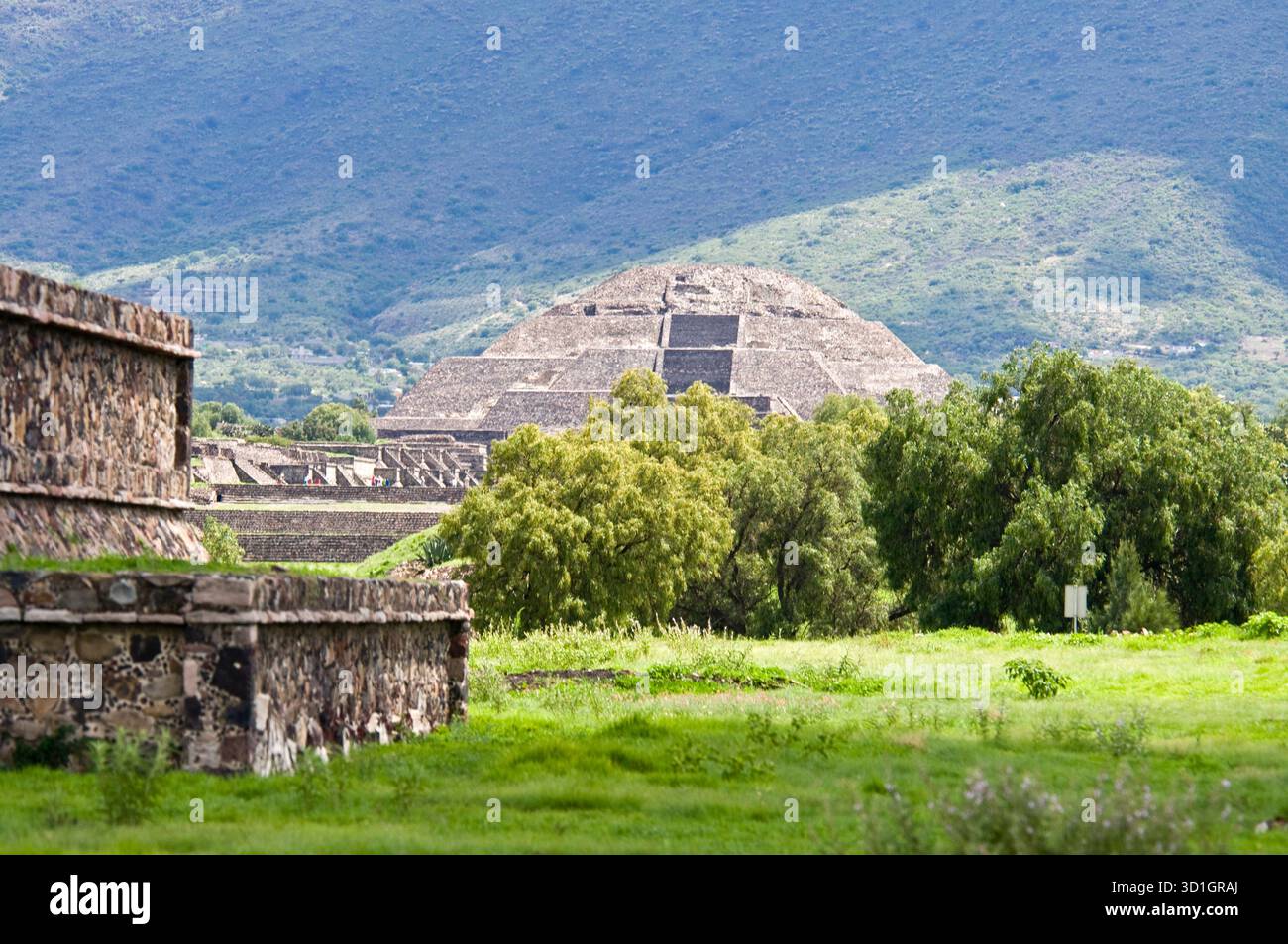 Sito archeologico di Teotihuacan. Estado de México, Messico Foto Stock