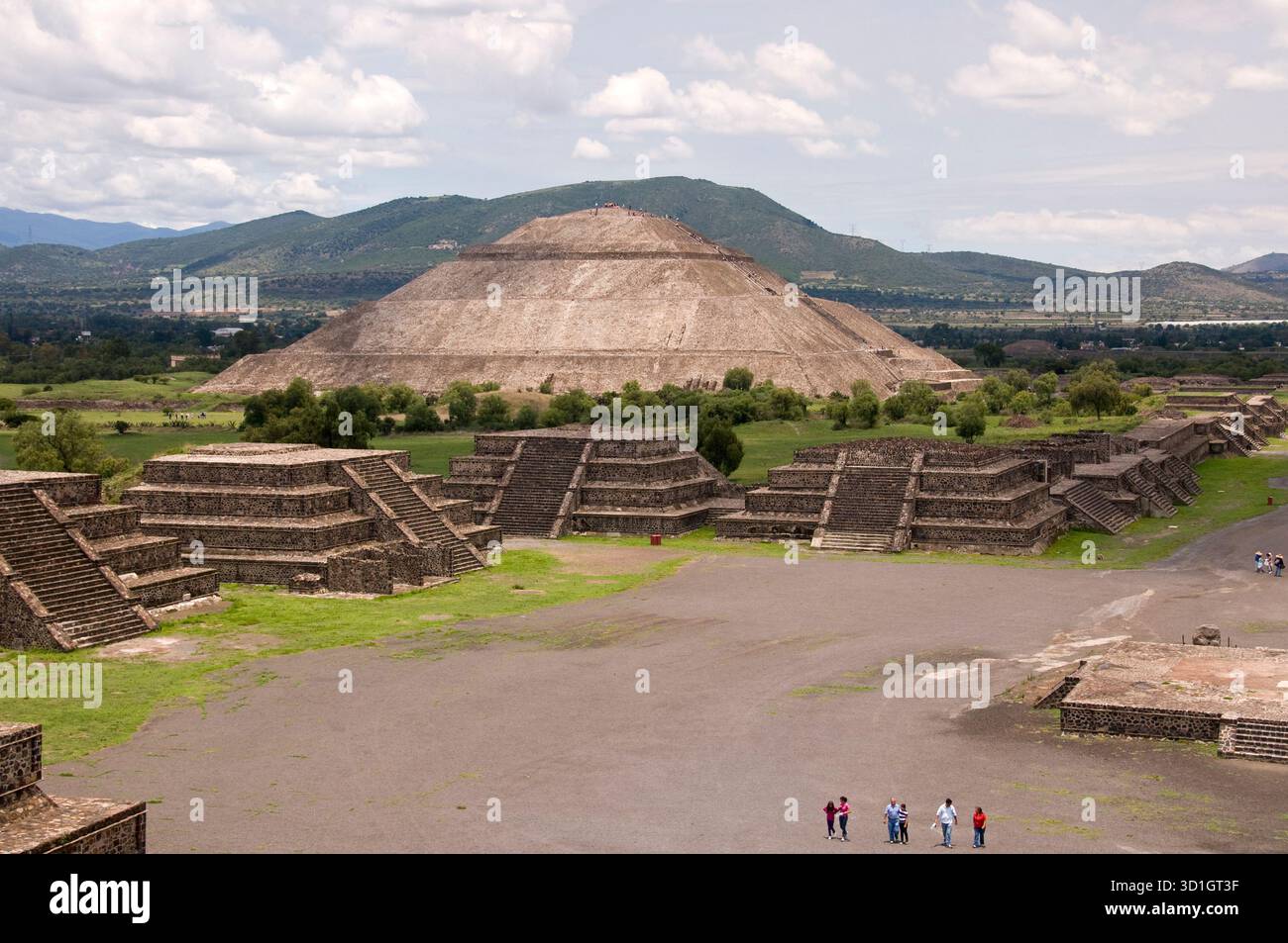 Sito archeologico di Teotihuacan. Estado de México, Messico Foto Stock