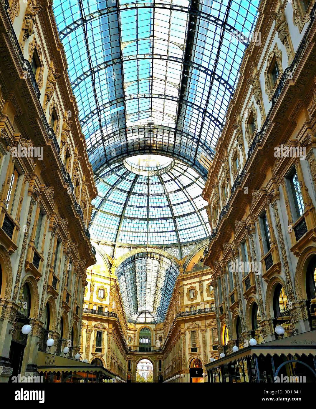Galeria Vittorio Emanuele II Foto Stock