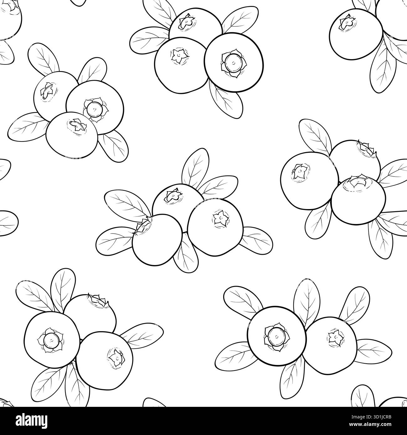 sfondo a mirtillo senza cuciture, simbolo dell'estate. biglietto d'auguri per le feste di design e invito per le vacanze estive stagionali, le feste in spiaggia Illustrazione Vettoriale