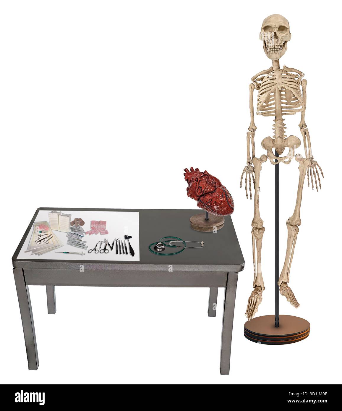 Specialista di cuore medico per lavorare su problemi Foto Stock