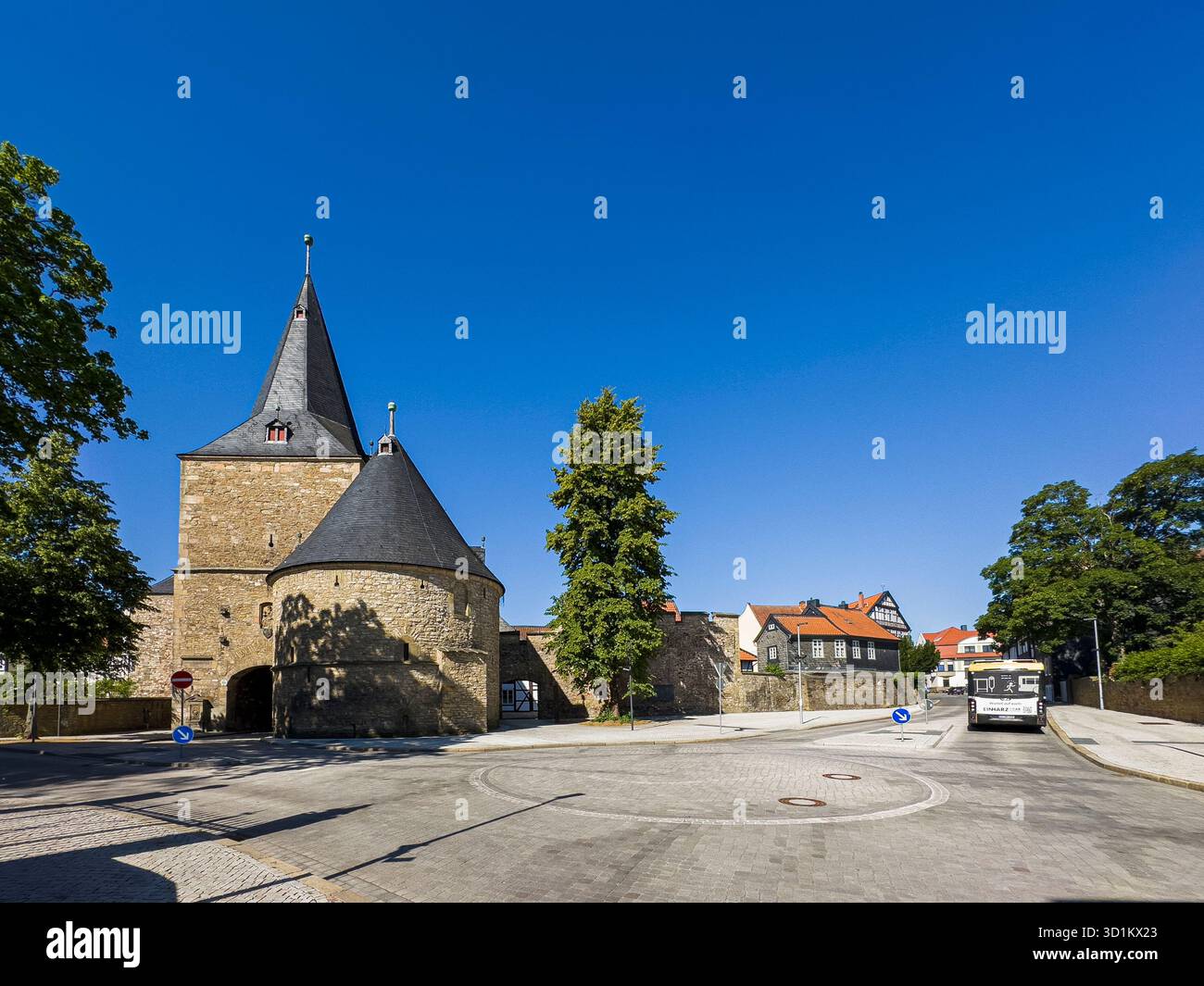 Breites Tor, fortificazioni storiche della città, mura, porta della città, Goslar, bassa Sassonia, Germania, 2 luglio 2025. (CTK Photo/Libor Sojka) Foto Stock