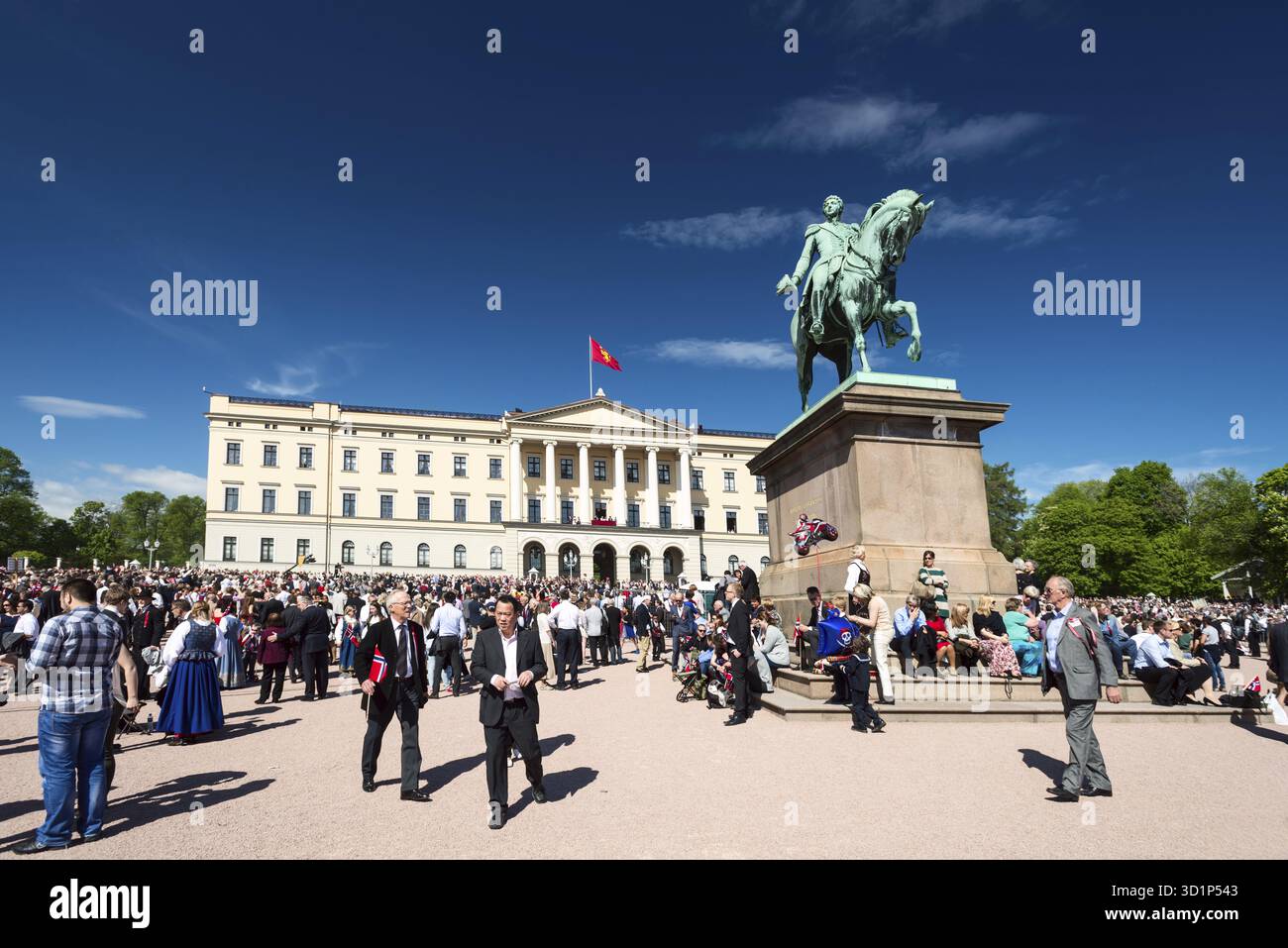 OSLO - 17 MAGGIO: La giornata della Costituzione norvegese è la giornata nazionale della Norvegia ed è una festa nazionale ufficiale che si celebra il 17 maggio di ogni anno. Nella foto Foto Stock