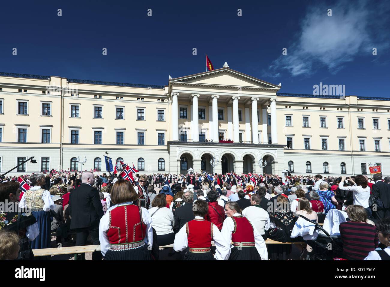 OSLO - 17 MAGGIO: La giornata della Costituzione norvegese è la giornata nazionale della Norvegia ed è una festa nazionale ufficiale che si celebra il 17 maggio di ogni anno. Nella foto Foto Stock