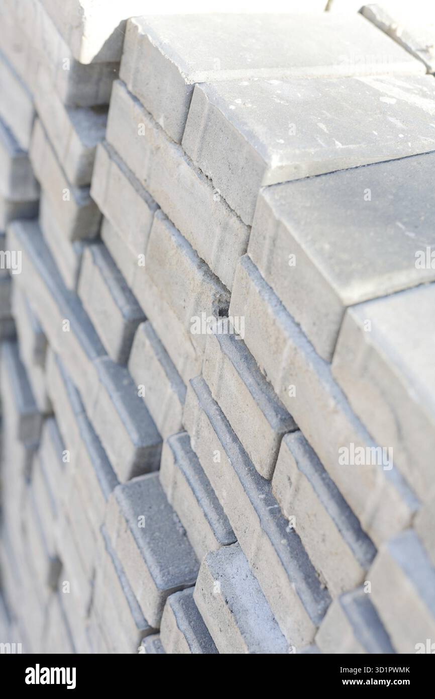 Mattoni grigi Foto Stock