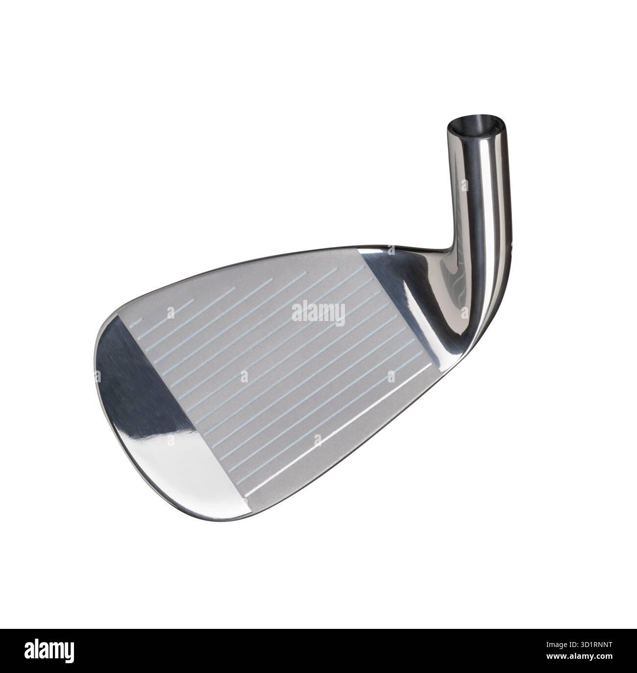 Faccia del Golf Club Iron Head isolata su sfondo bianco Foto Stock