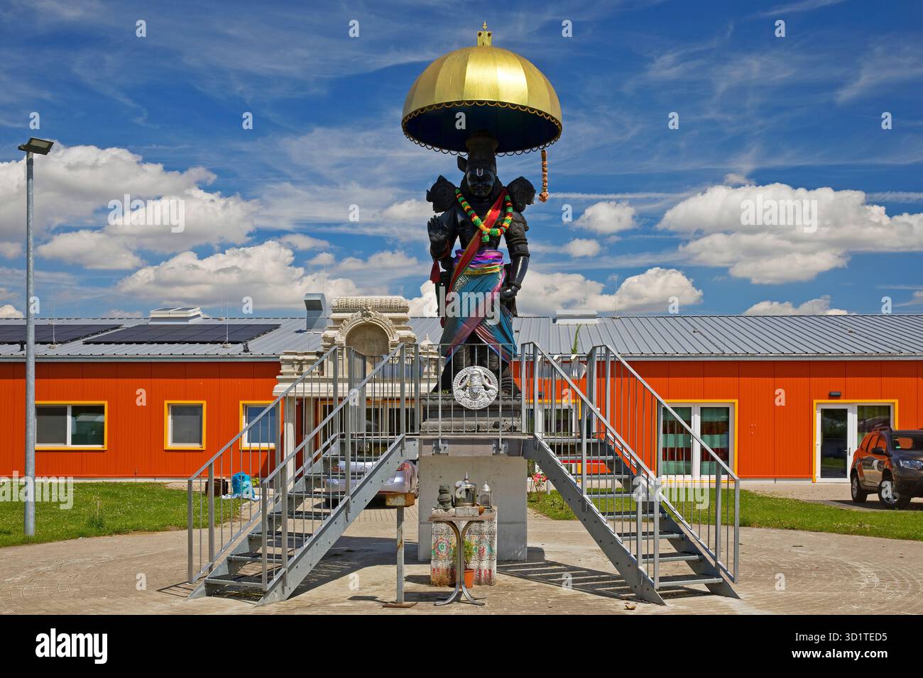 Centro culturale indù, centro culturale della comunità indù a Uentrop, Hamm, Germania, Europa Foto Stock