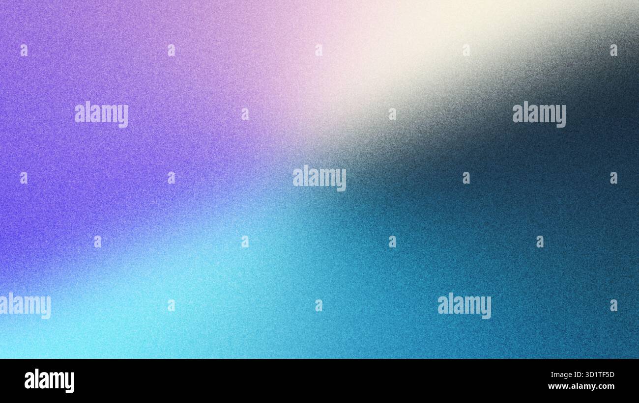 Questo sfondo colorato sfumato presenta una texture sgranata, perfetta per aggiungere profondità e interesse visivo a qualsiasi progetto di design Foto Stock