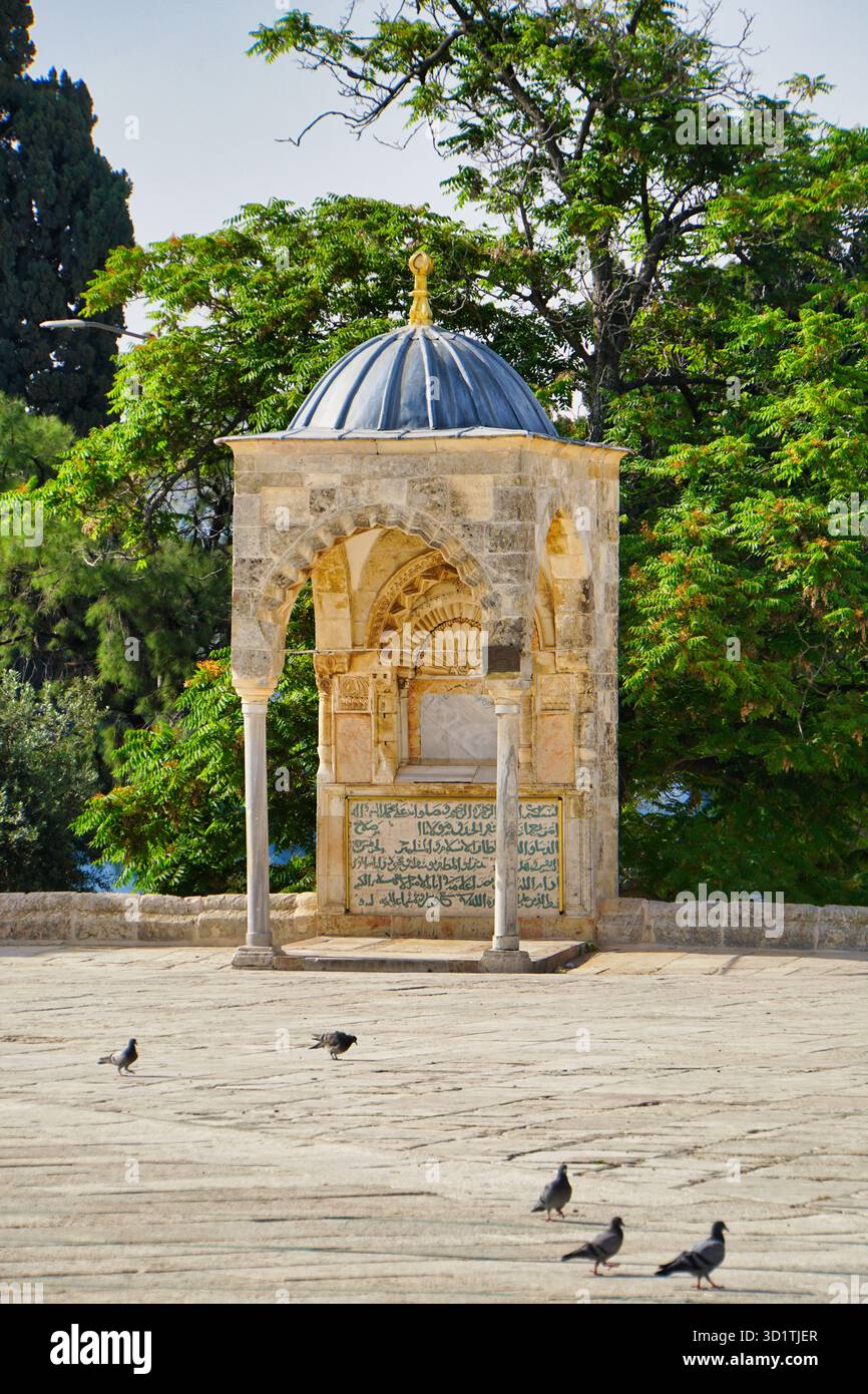 Tempelberg a Gerusalemme; Haram al sharif Foto Stock