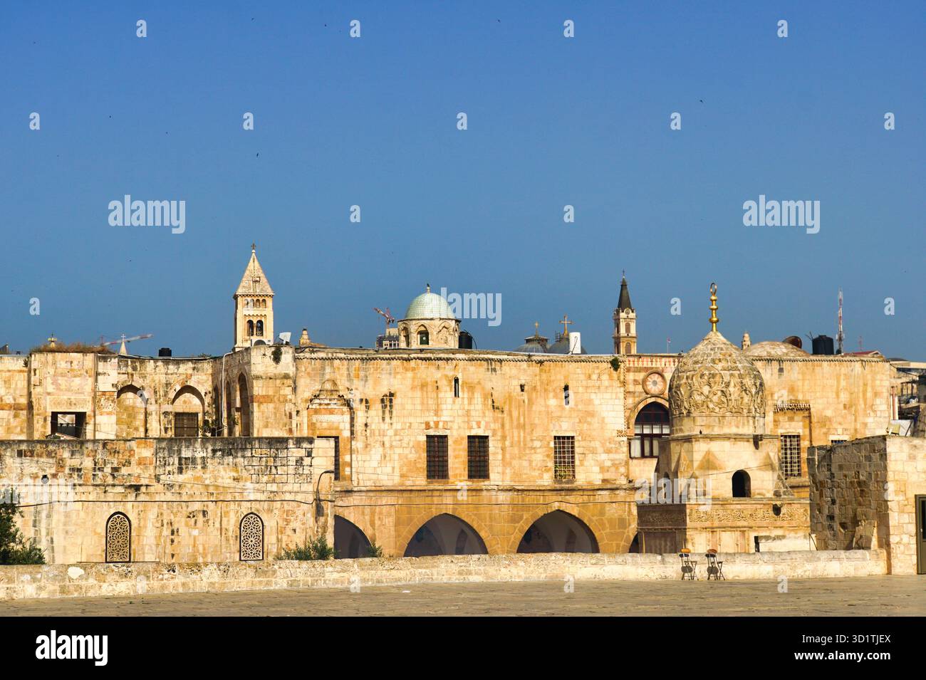 Tempelberg a Gerusalemme; Haram al sharif Foto Stock