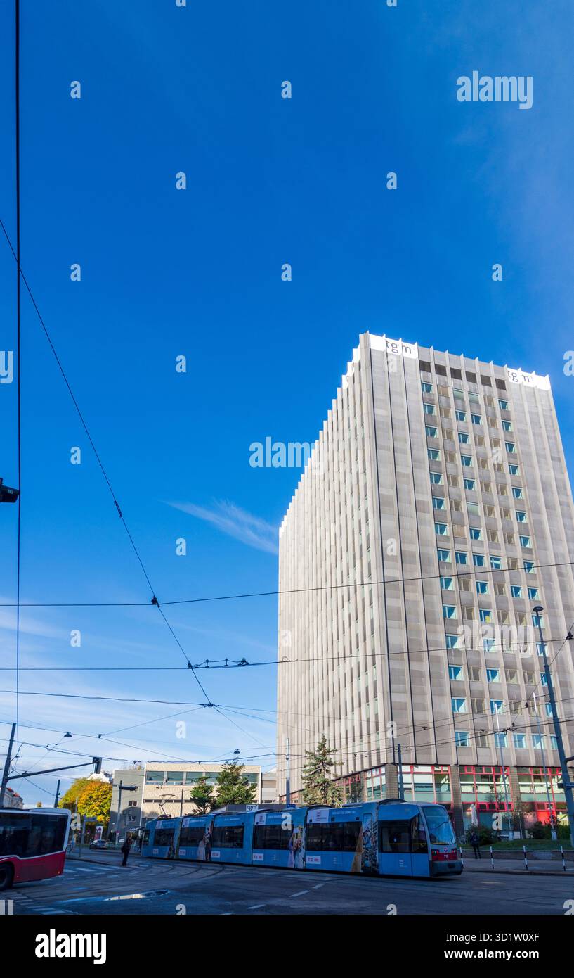 Vienna: Technological Trade Museum (TGM) è un Higher Technical Federal College (HTL) nel 20. Brigittenau, Wien, Austria Foto Stock