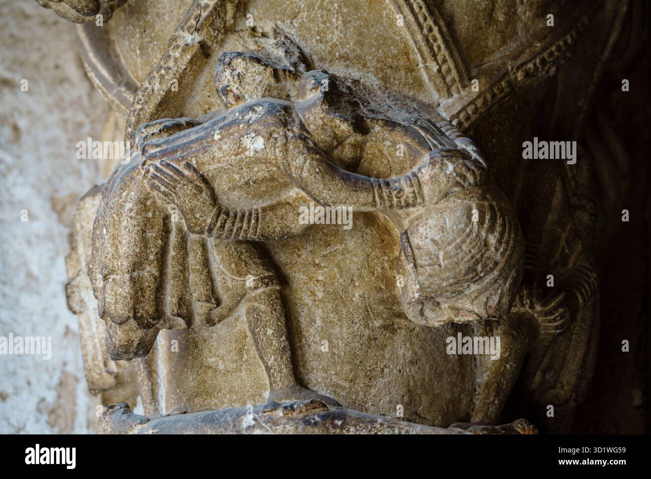 Combatti la capitale romanica Foto Stock