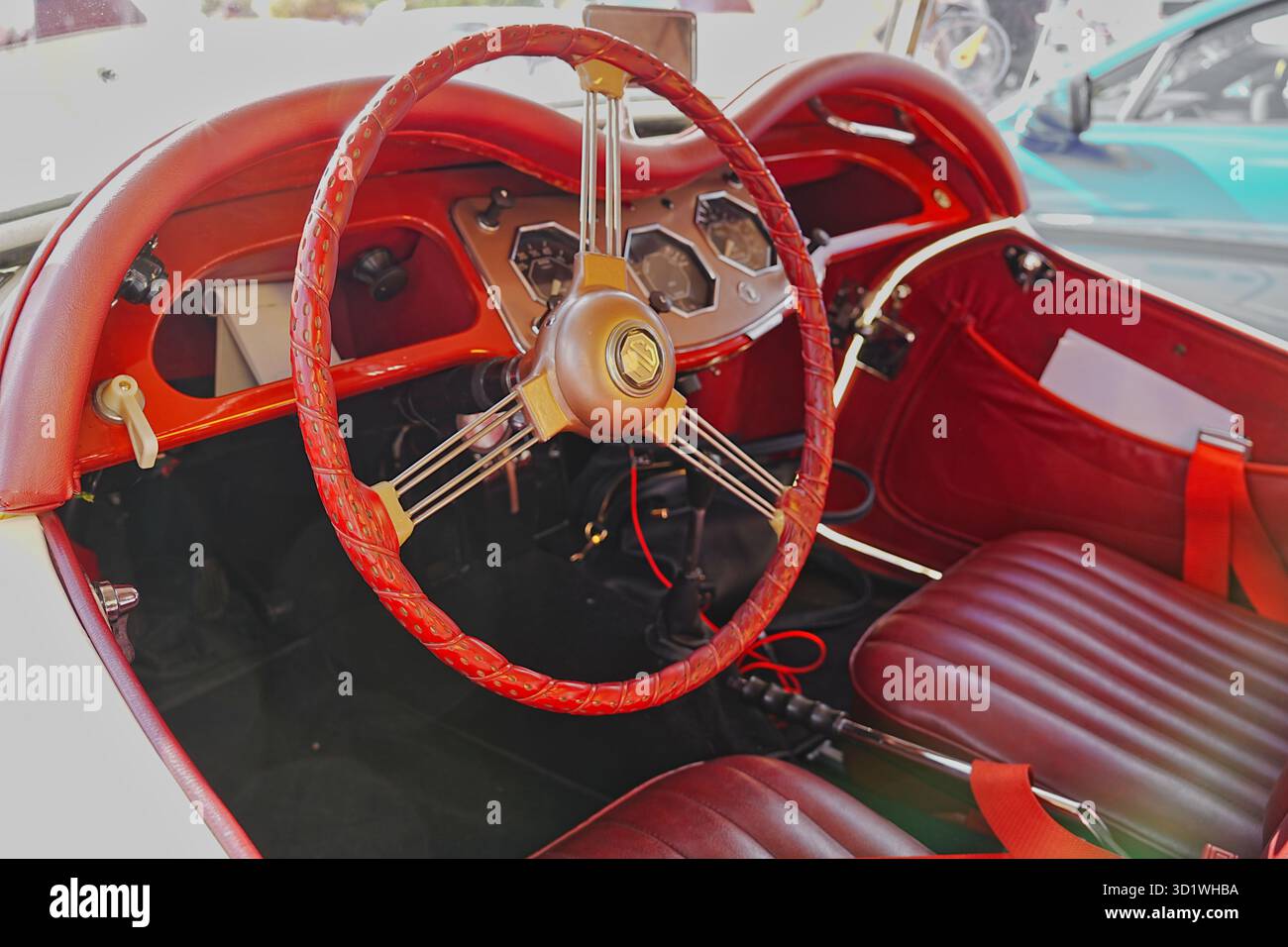 MG TF vintage, anno di costruzione 1954, 54 CV Foto Stock