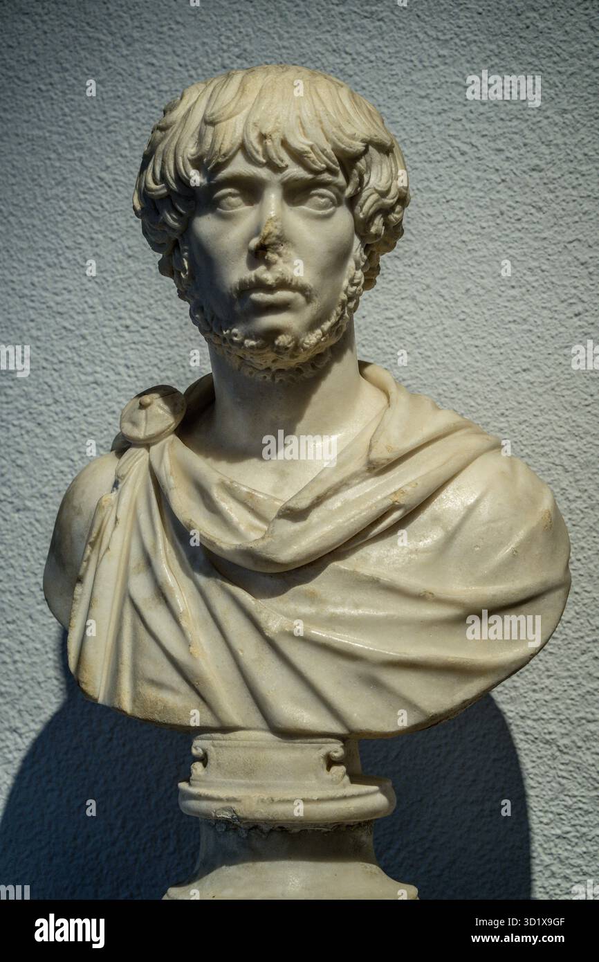 Ritratto in marmo di un privato Foto Stock