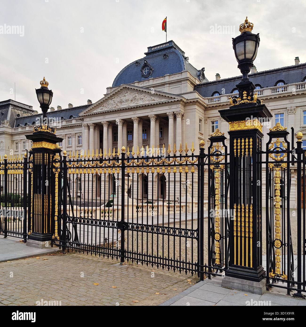 Palazzo reale, Palais Royal de Bruxelles, Bruxelles, Belgio, Europa Foto Stock
