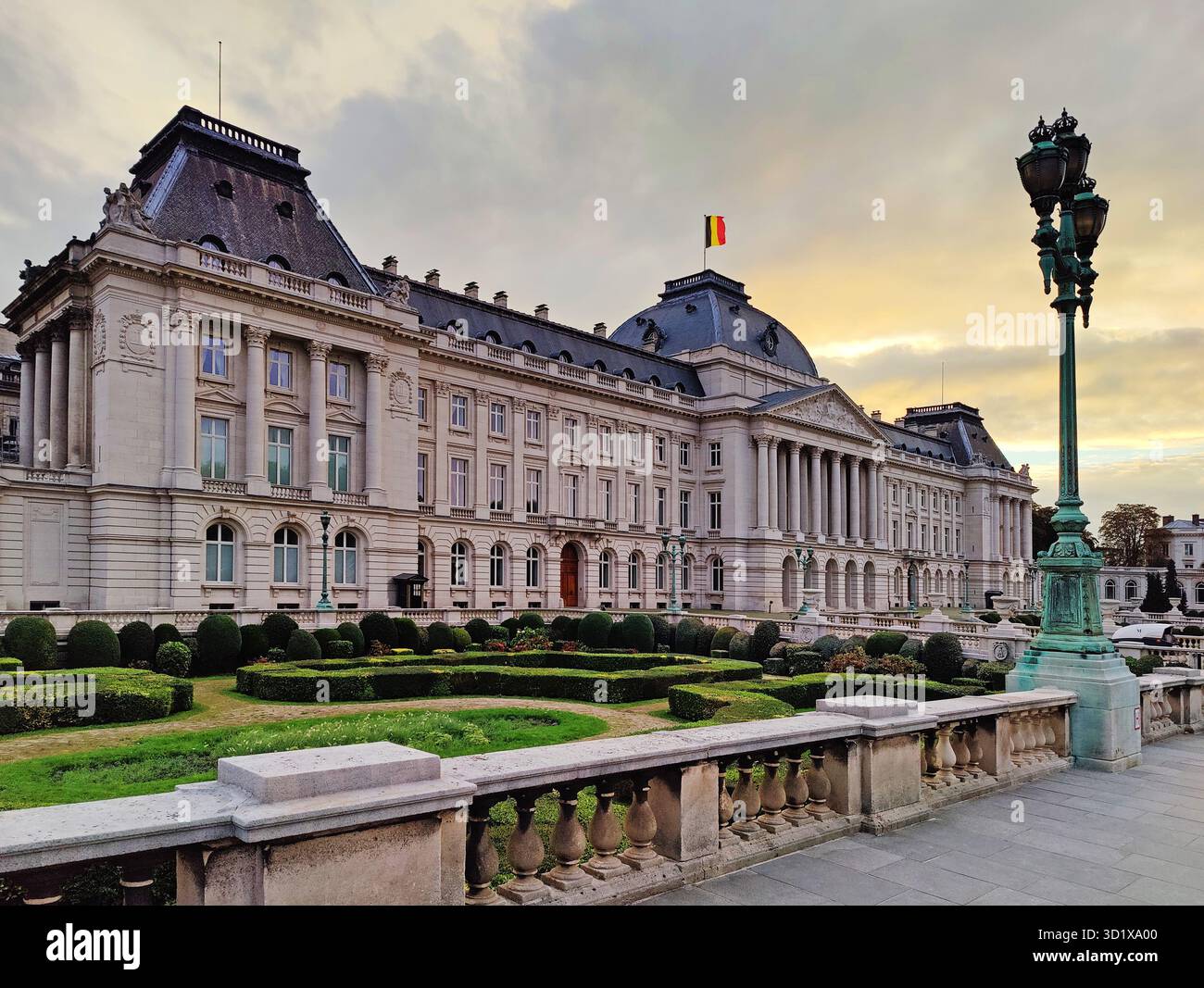 Palazzo reale, Palais Royal de Bruxelles, Bruxelles, Belgio, Europa Foto Stock