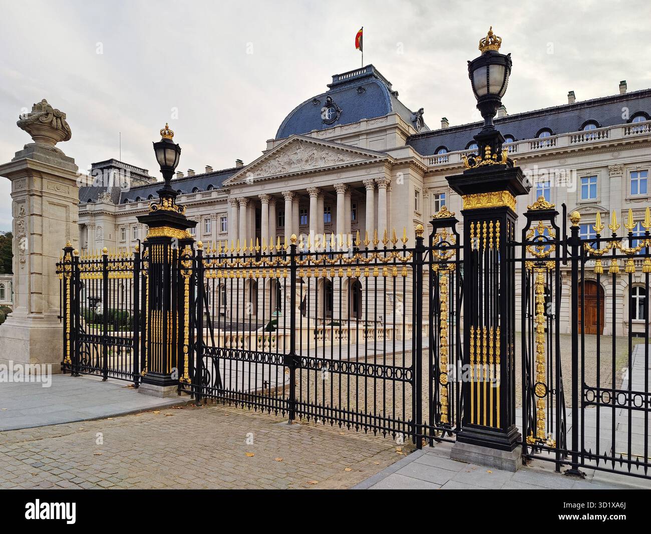 Palazzo reale, Palais Royal de Bruxelles, Bruxelles, Belgio, Europa Foto Stock