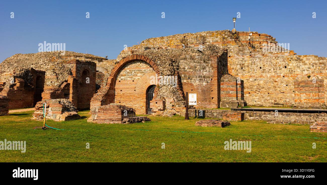Rovine dell'antico complesso romano Felix Romuliana a Gamzigrad, Serbia Foto Stock