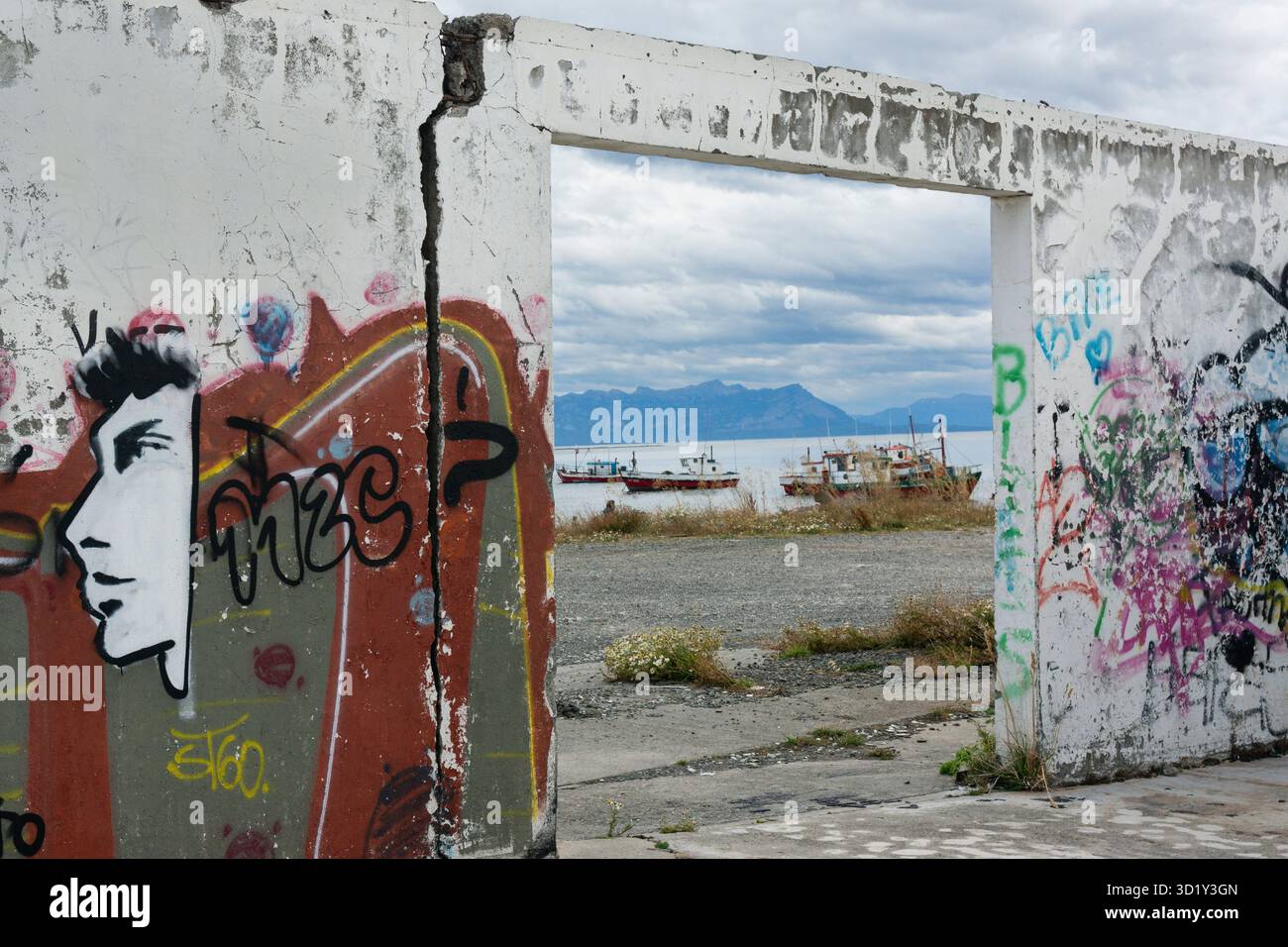 Puerto Natales, regione di Magallanes, Antartide cilena, Patagonia, Repubblica del Cile, sud America Foto Stock